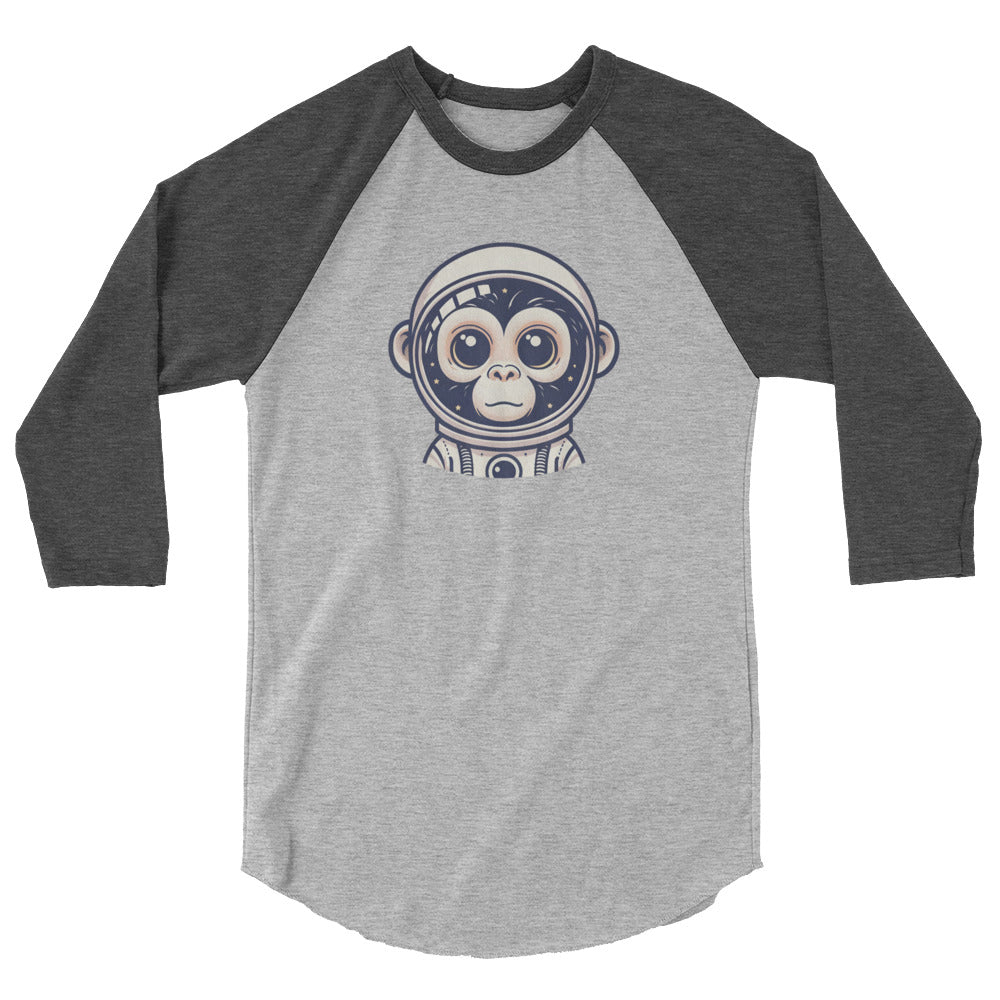 Astro Chimp - 3/4 sleeve raglan shirt