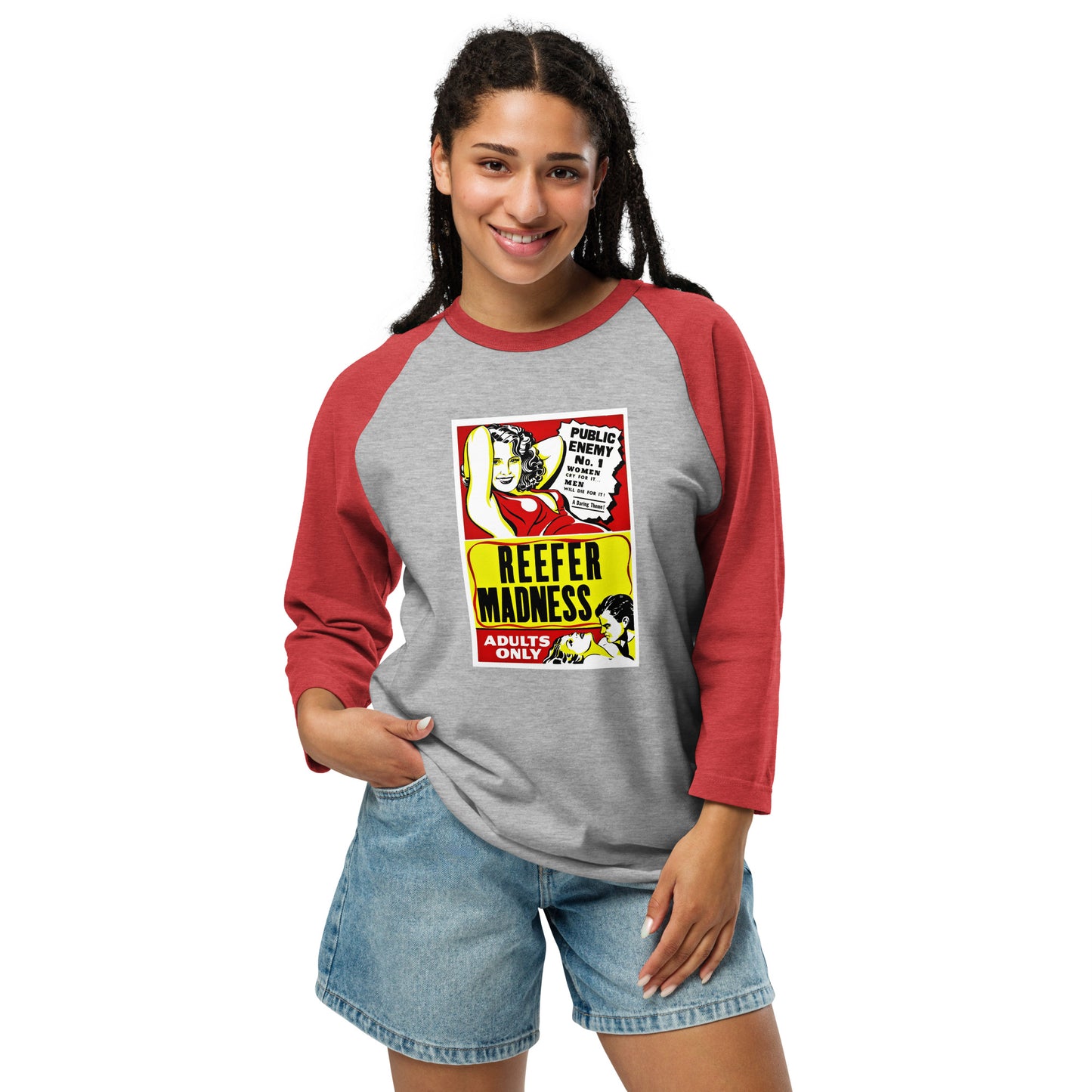 Cinema Collection - Reefer Madness - 3/4 sleeve raglan shirt