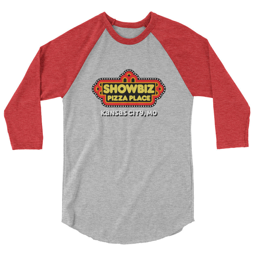 Forgotten Brands - Showbiz Pizza Place - 3/4 sleeve raglan shirt