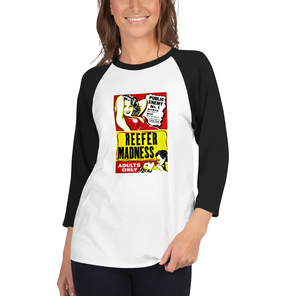 Cinema Collection - Reefer Madness - 3/4 sleeve raglan shirt