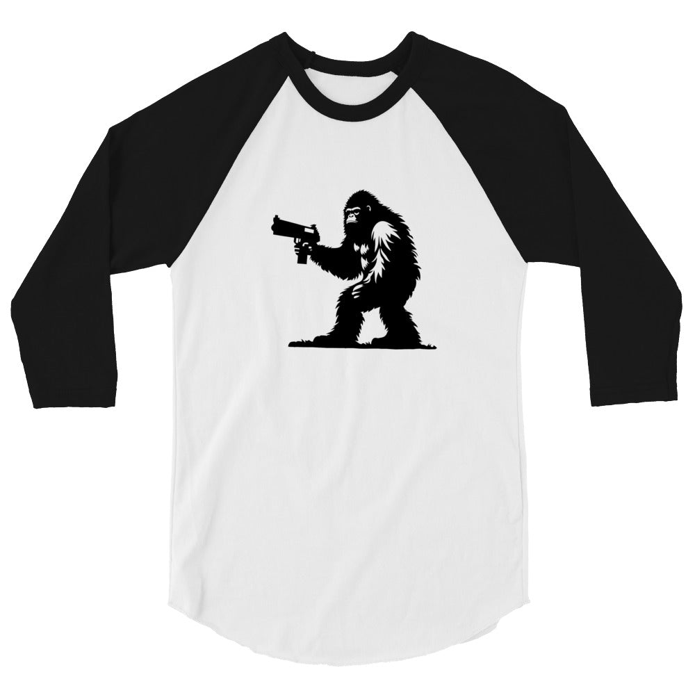 Sasquatch No. 2 - 3/4 sleeve raglan shirt