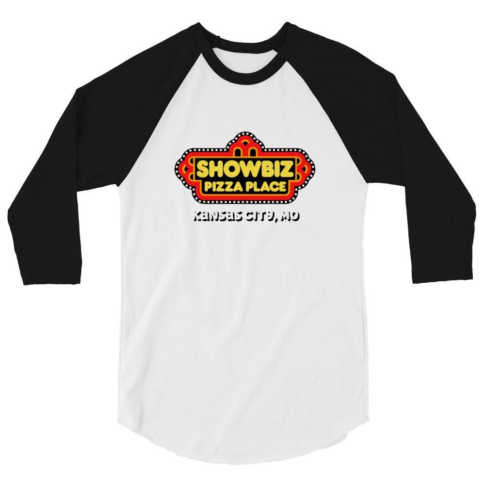 Forgotten Brands - Showbiz Pizza Place - 3/4 sleeve raglan shirt