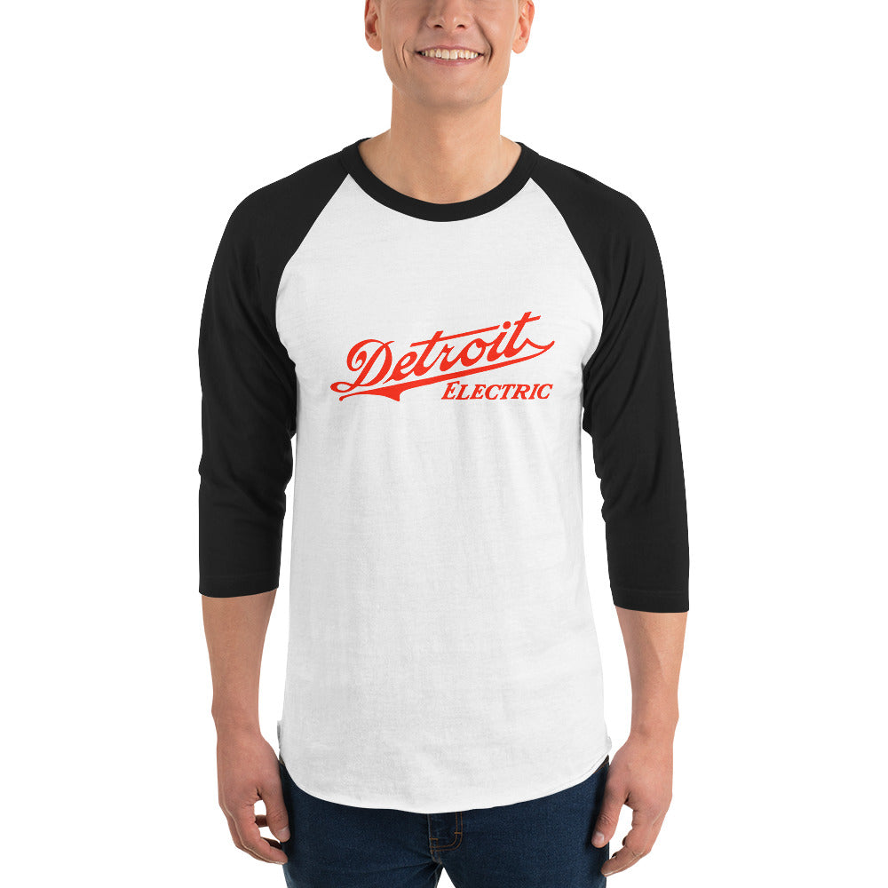 Forgotten Brands - Detroit Electric - 3/4 sleeve raglan shirt