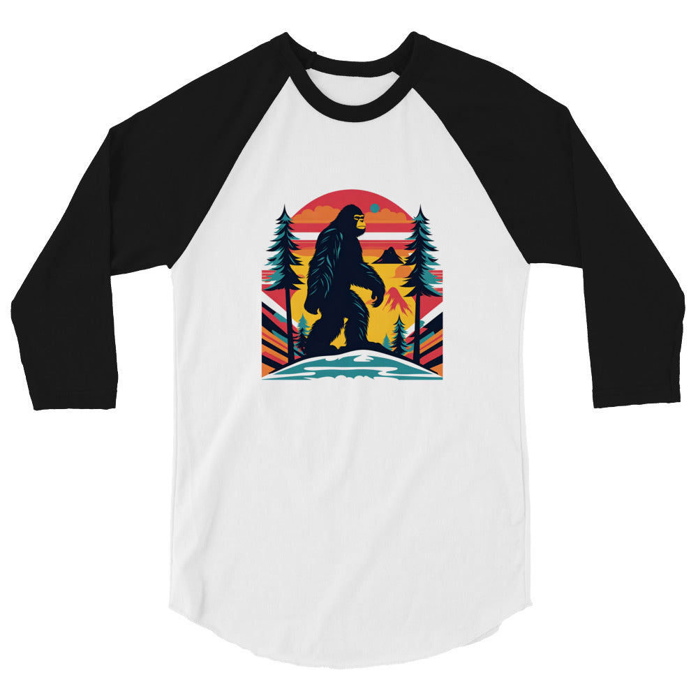 Sasquatch No. 1 - 3/4 sleeve raglan shirt