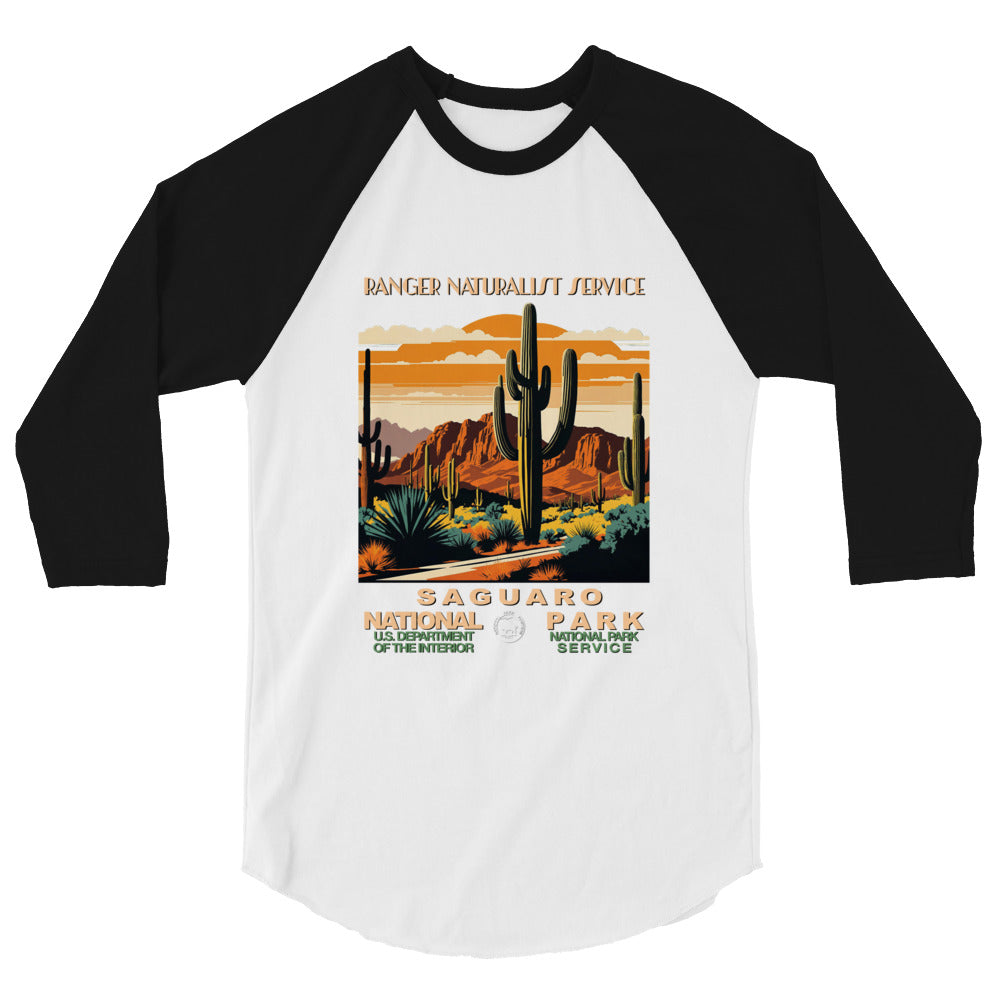 WPA National Park Collection - Saguaro National Park - 3/4 sleeve raglan shirt