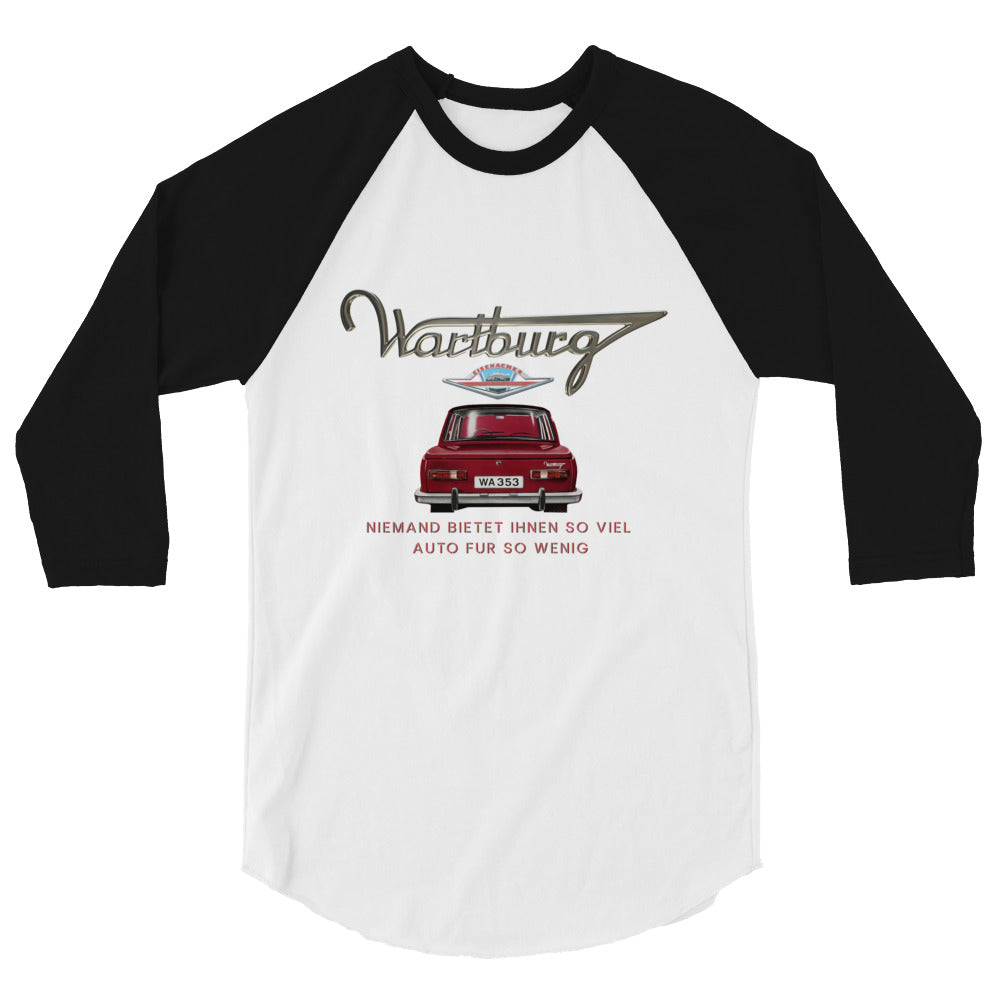 Forgotten Brands - Wartburg Motors - 3/4 sleeve raglan shirt