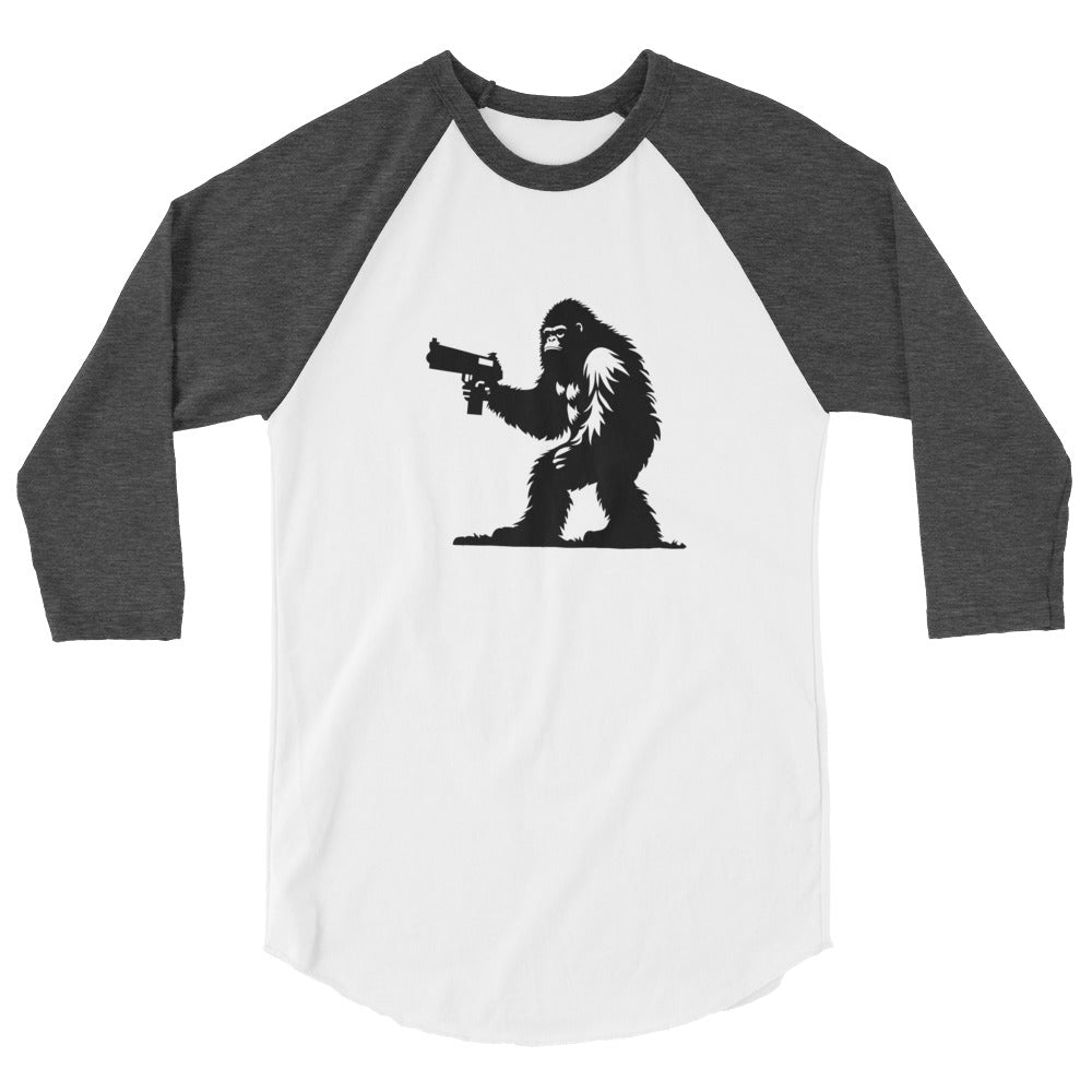 Sasquatch No. 2 - 3/4 sleeve raglan shirt