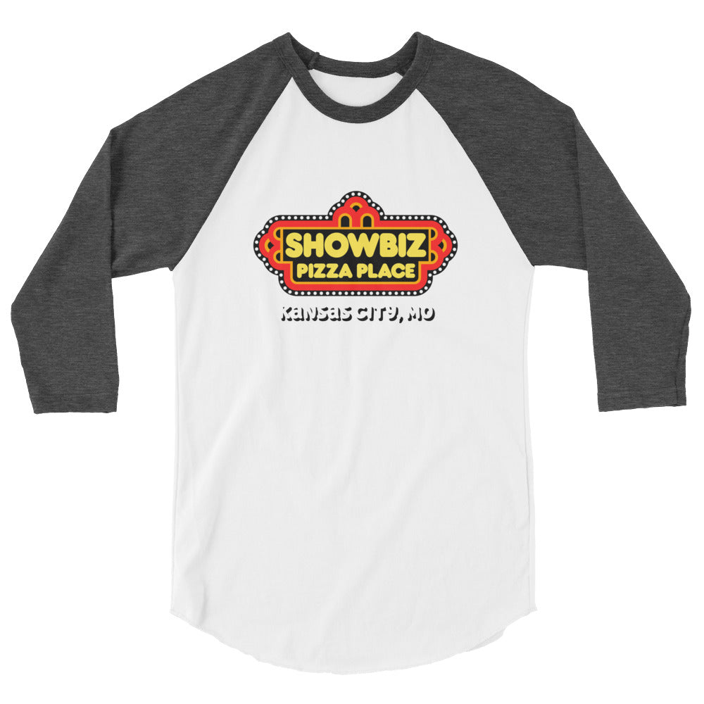 Forgotten Brands - Showbiz Pizza Place - 3/4 sleeve raglan shirt