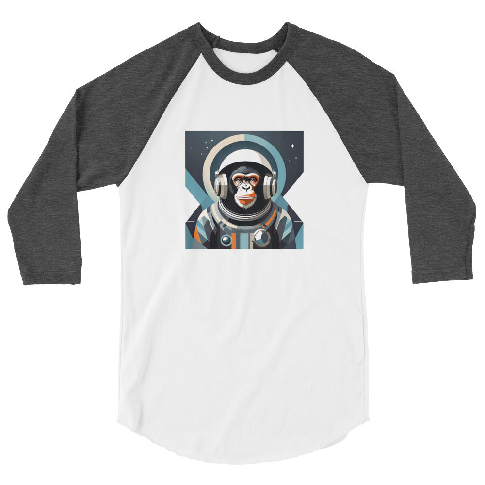 Astro Chimp Returns - 3/4 sleeve raglan shirt