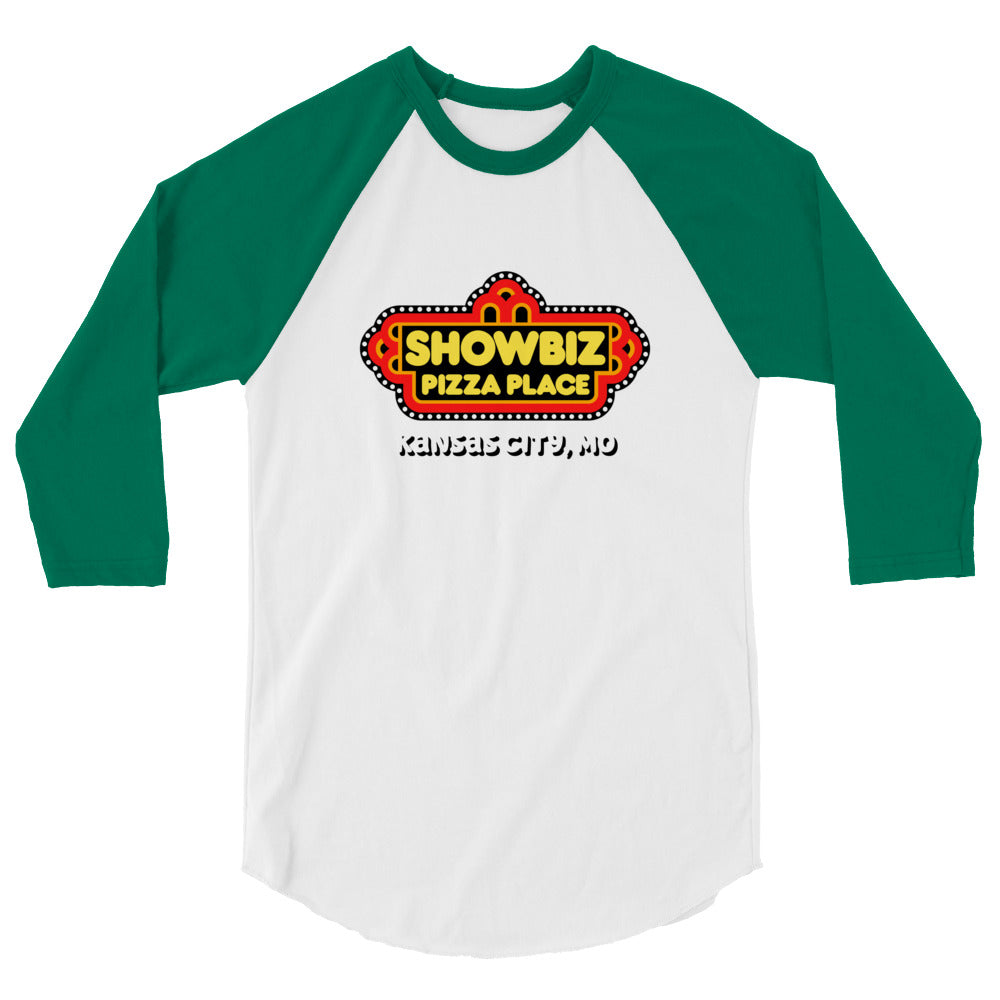 Forgotten Brands - Showbiz Pizza Place - 3/4 sleeve raglan shirt