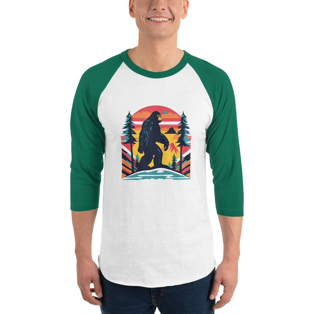 Sasquatch No. 1 - 3/4 sleeve raglan shirt