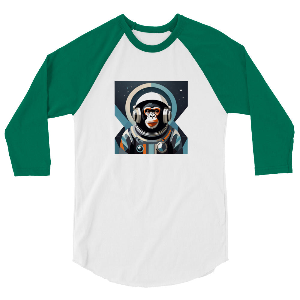 Astro Chimp Returns - 3/4 sleeve raglan shirt