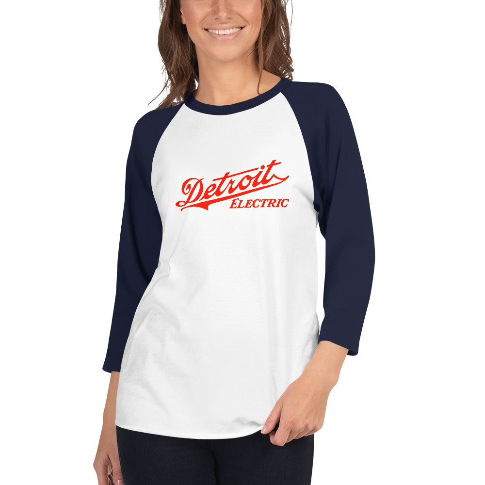 Forgotten Brands - Detroit Electric - 3/4 sleeve raglan shirt