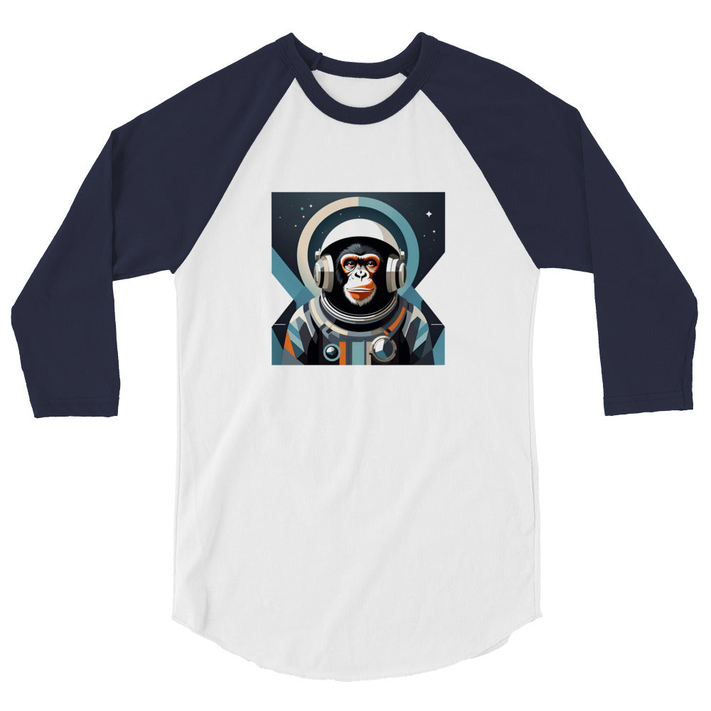 Astro Chimp Returns - 3/4 sleeve raglan shirt