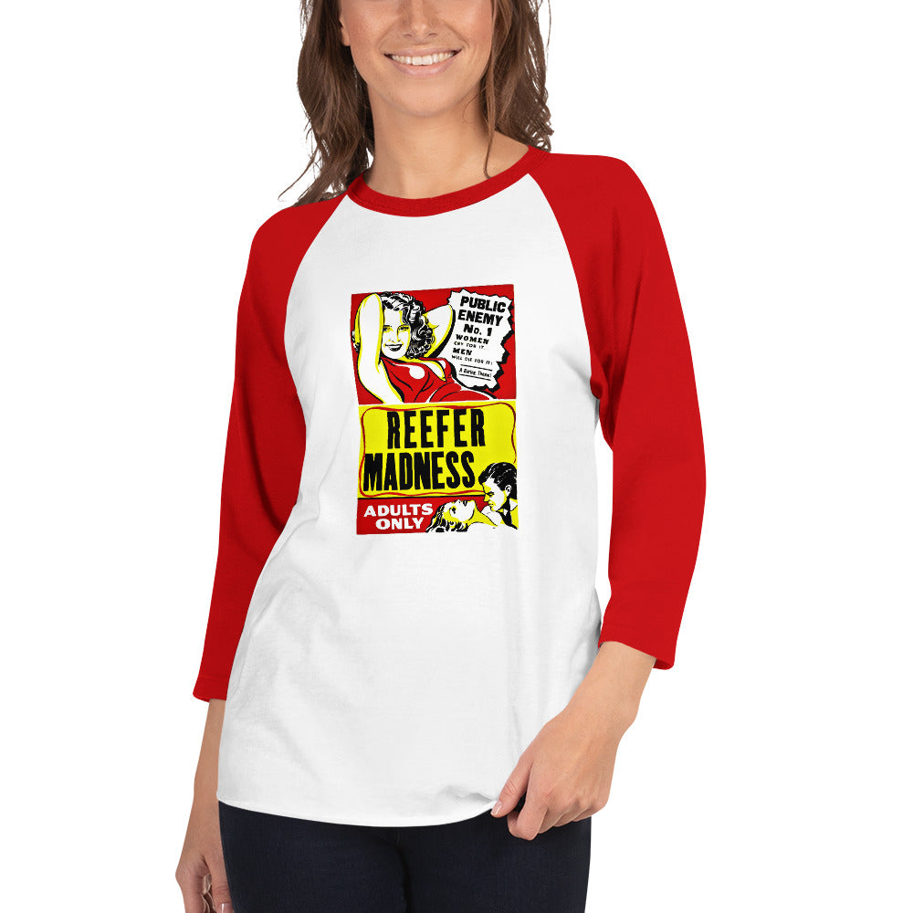 Cinema Collection - Reefer Madness - 3/4 sleeve raglan shirt