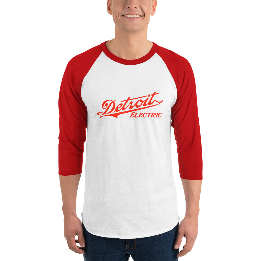 Forgotten Brands - Detroit Electric - 3/4 sleeve raglan shirt