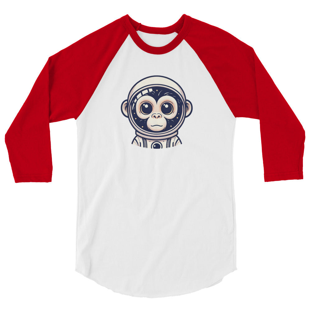 Astro Chimp - 3/4 sleeve raglan shirt