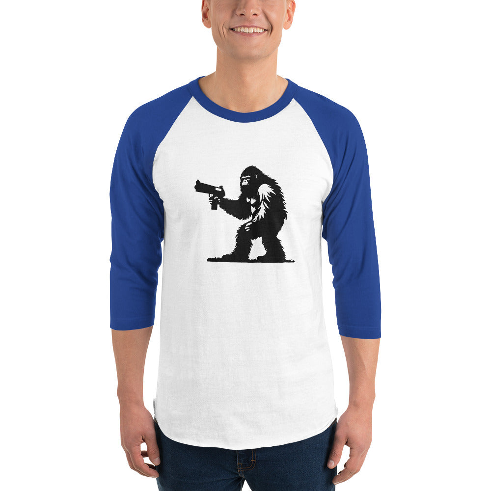 Sasquatch No. 2 - 3/4 sleeve raglan shirt