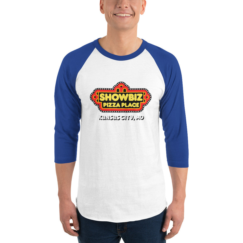 Forgotten Brands - Showbiz Pizza Place - 3/4 sleeve raglan shirt