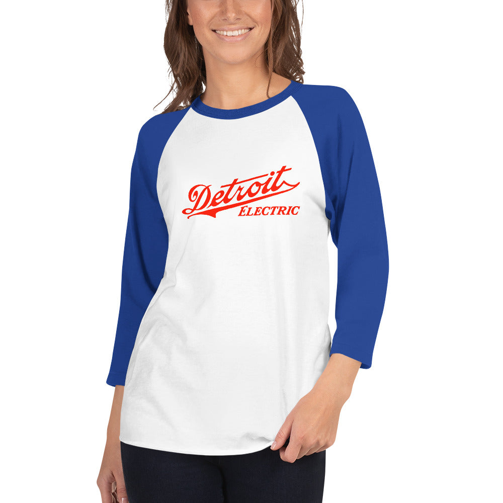 Forgotten Brands - Detroit Electric - 3/4 sleeve raglan shirt