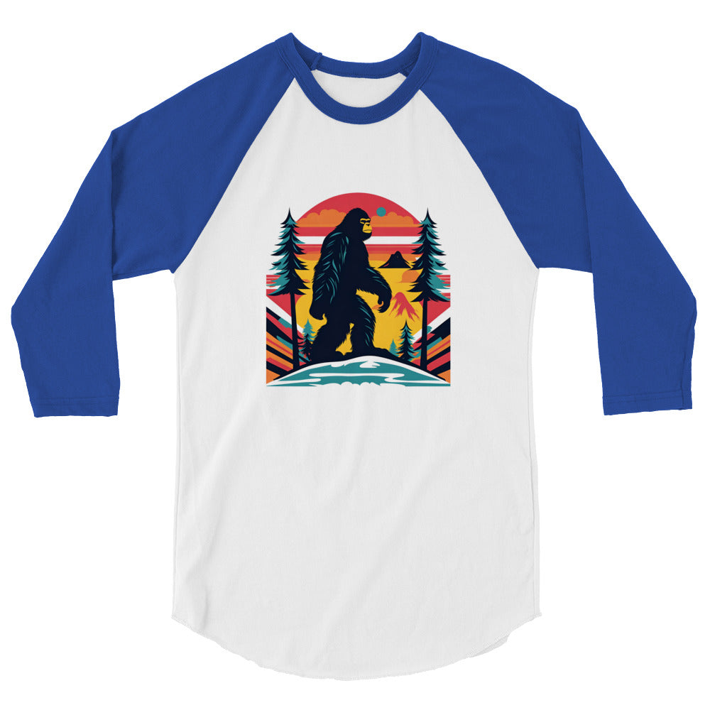 Sasquatch No. 1 - 3/4 sleeve raglan shirt