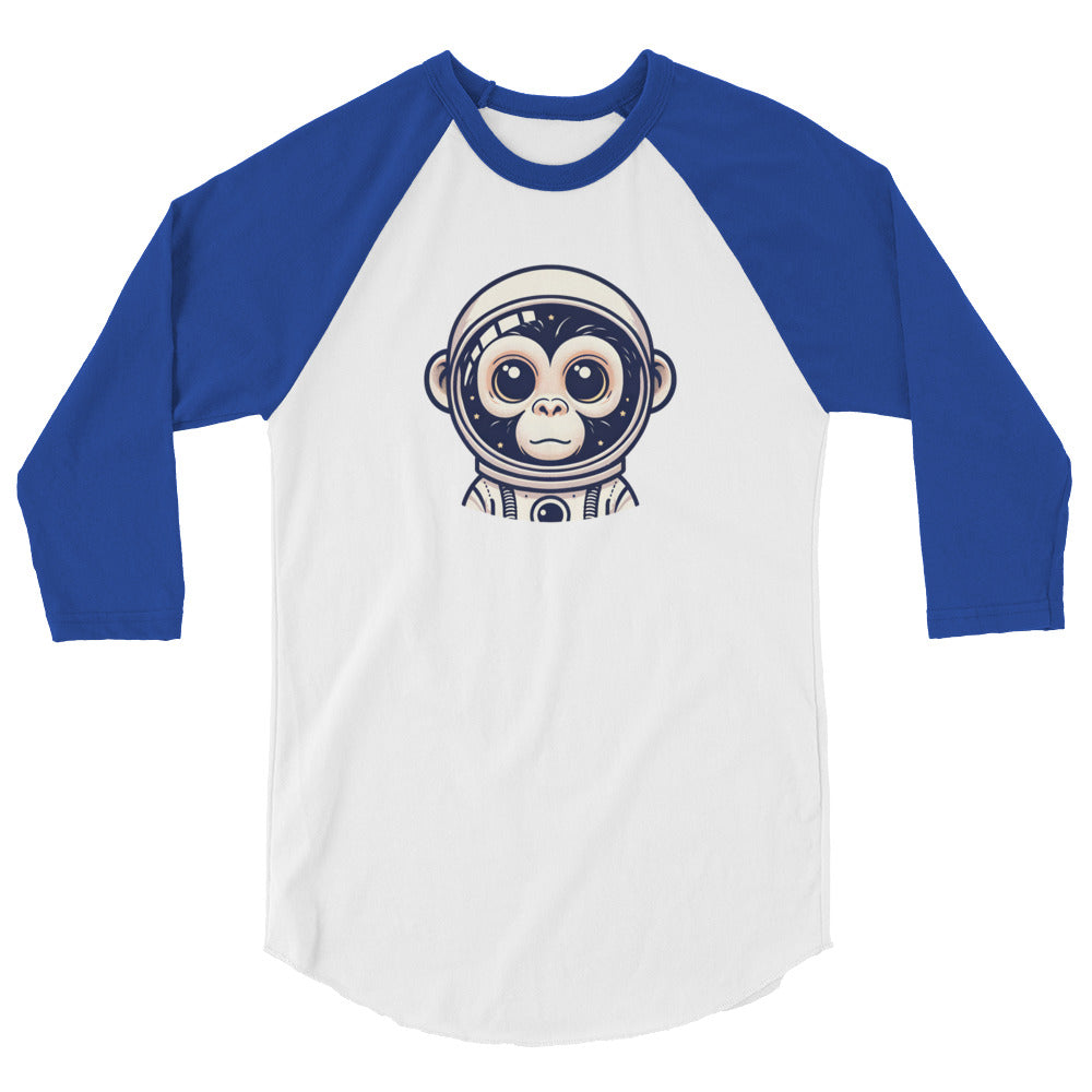 Astro Chimp - 3/4 sleeve raglan shirt