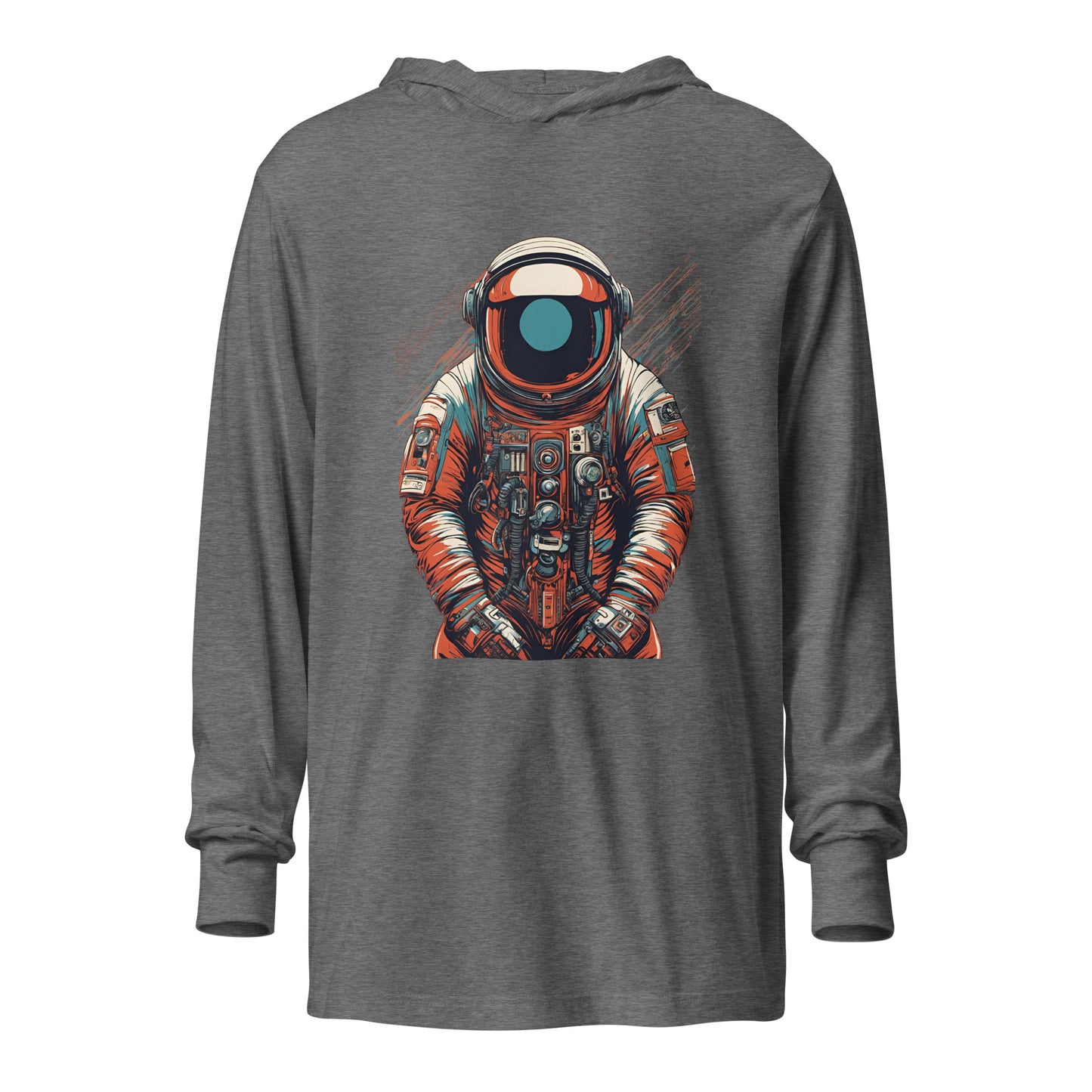 Astronaut No. 9 - Hooded long-sleeve shirt