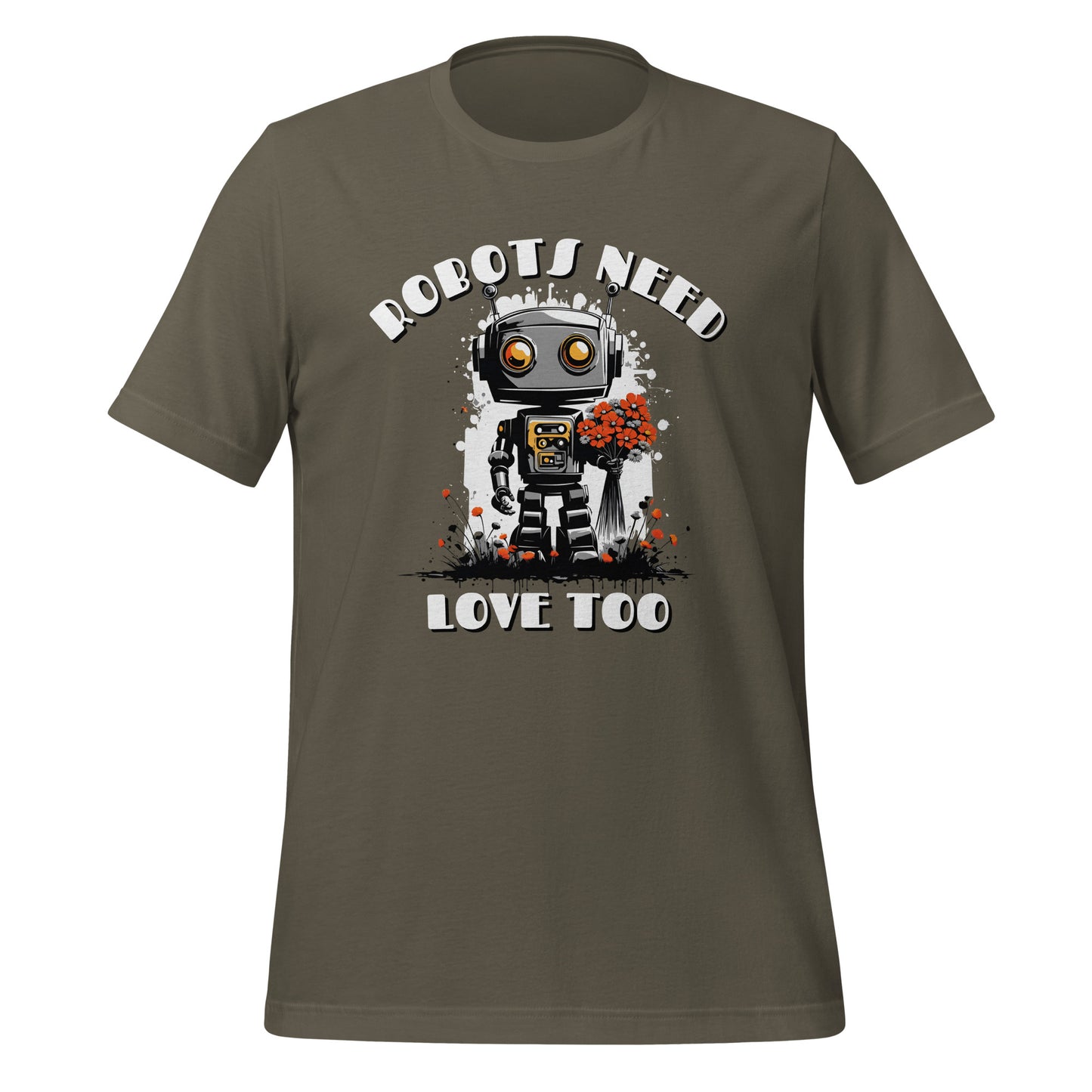 Robots Need Love Too No. 2 - Bella Canvas T-Shirt (Unisex)