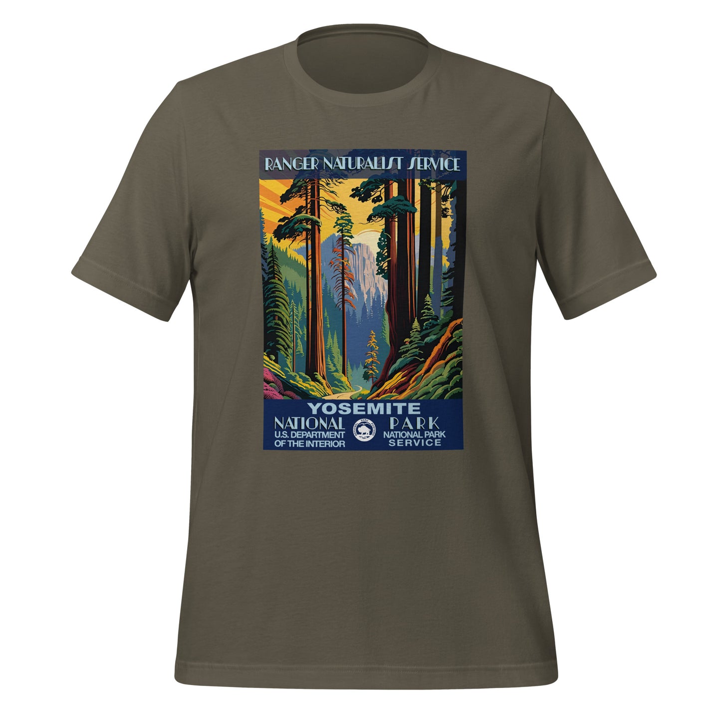 WPA National Park Collection - Yosemite National Park- t-shirt (unisex)