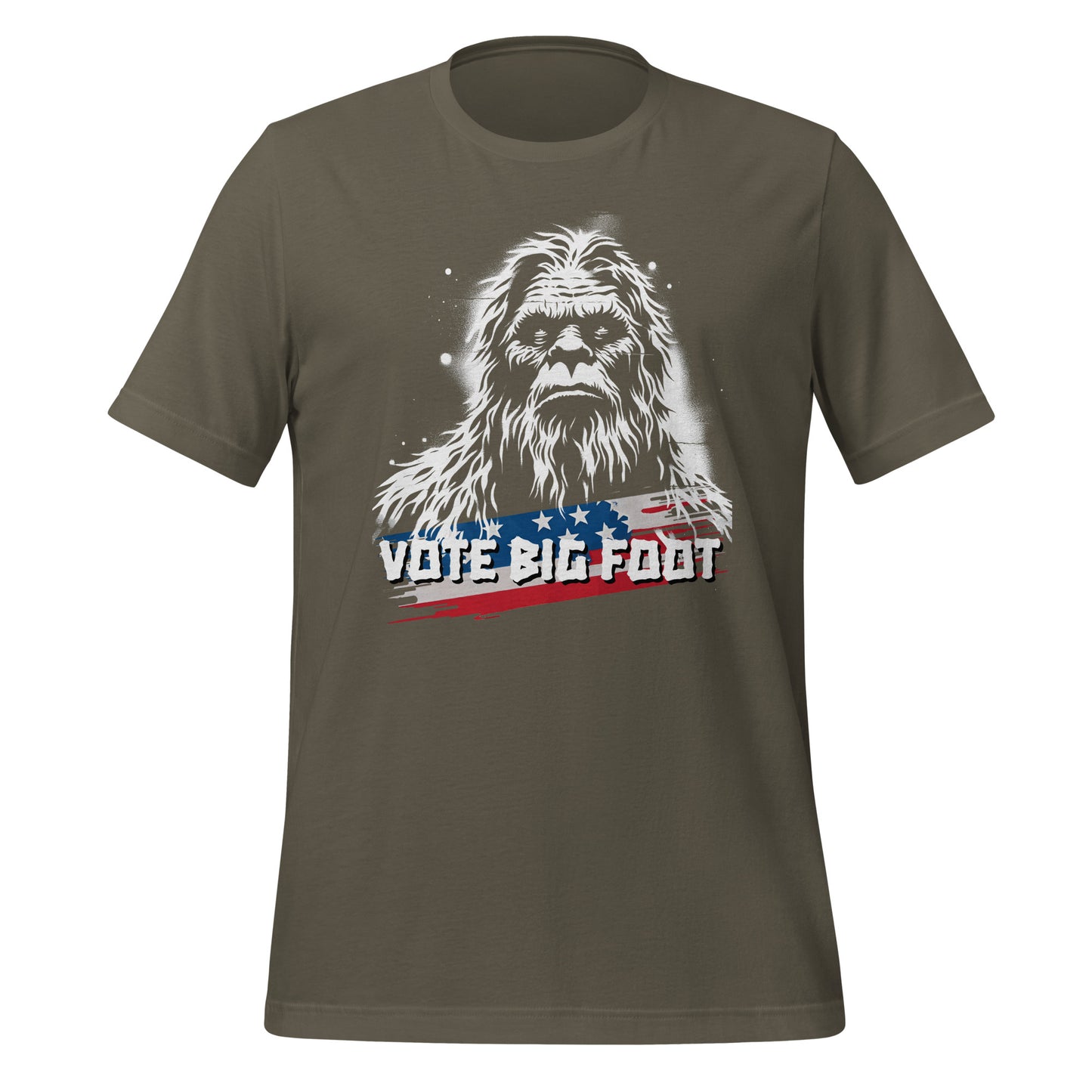 Sasquatch No. 3 - "VOTE BIG FOOT" - T-Shirt (unisex)