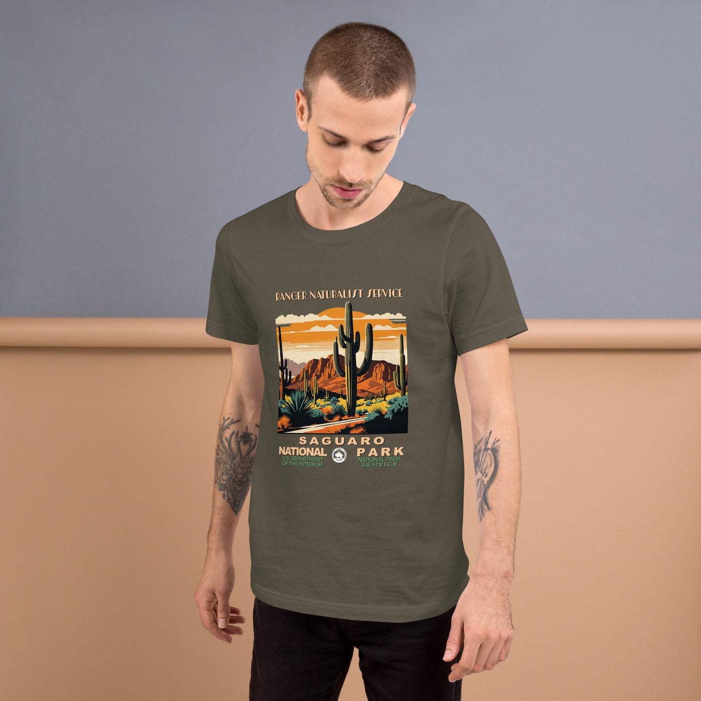 WPA National Park Collection - Saguaro National Park- t-shirt (unisex)