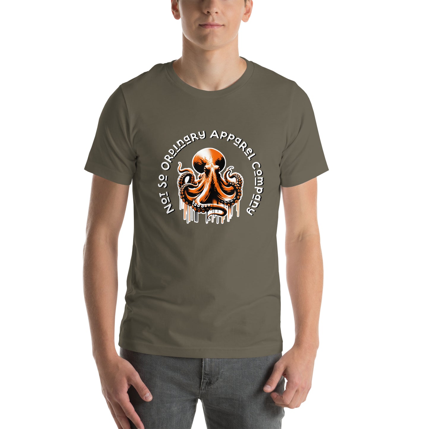 Awesome Orange Octopus No. 6 - t-shirt (unisex)