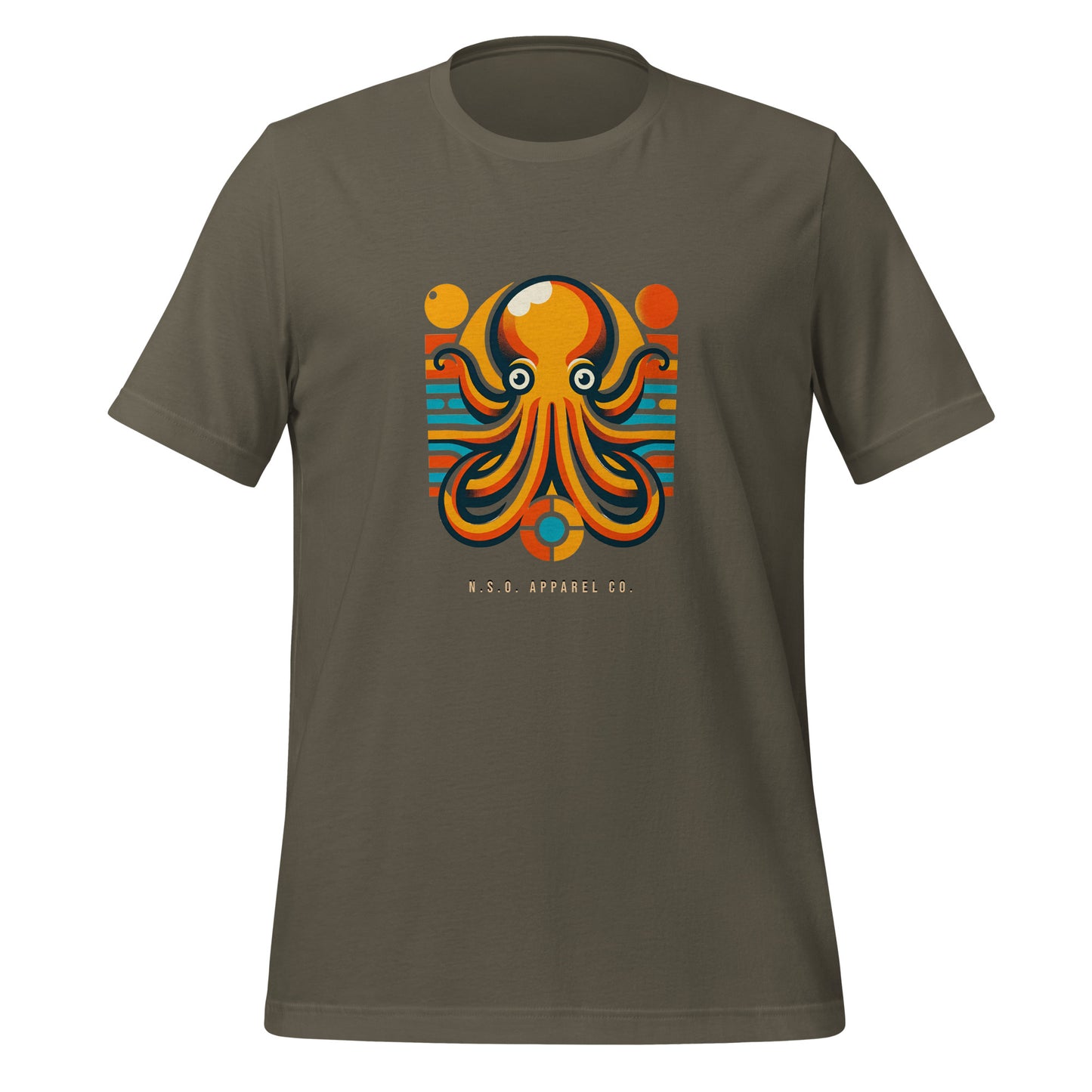 Awesome Orange Octopus No. 7 - t-shirt (unisex)