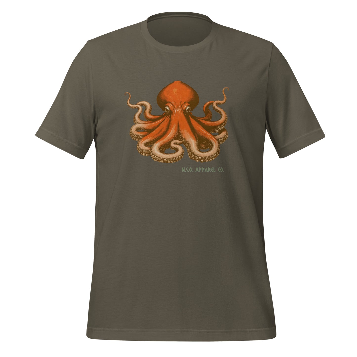 Awesome Orange Octopus No. 8 - t-shirt (unisex)