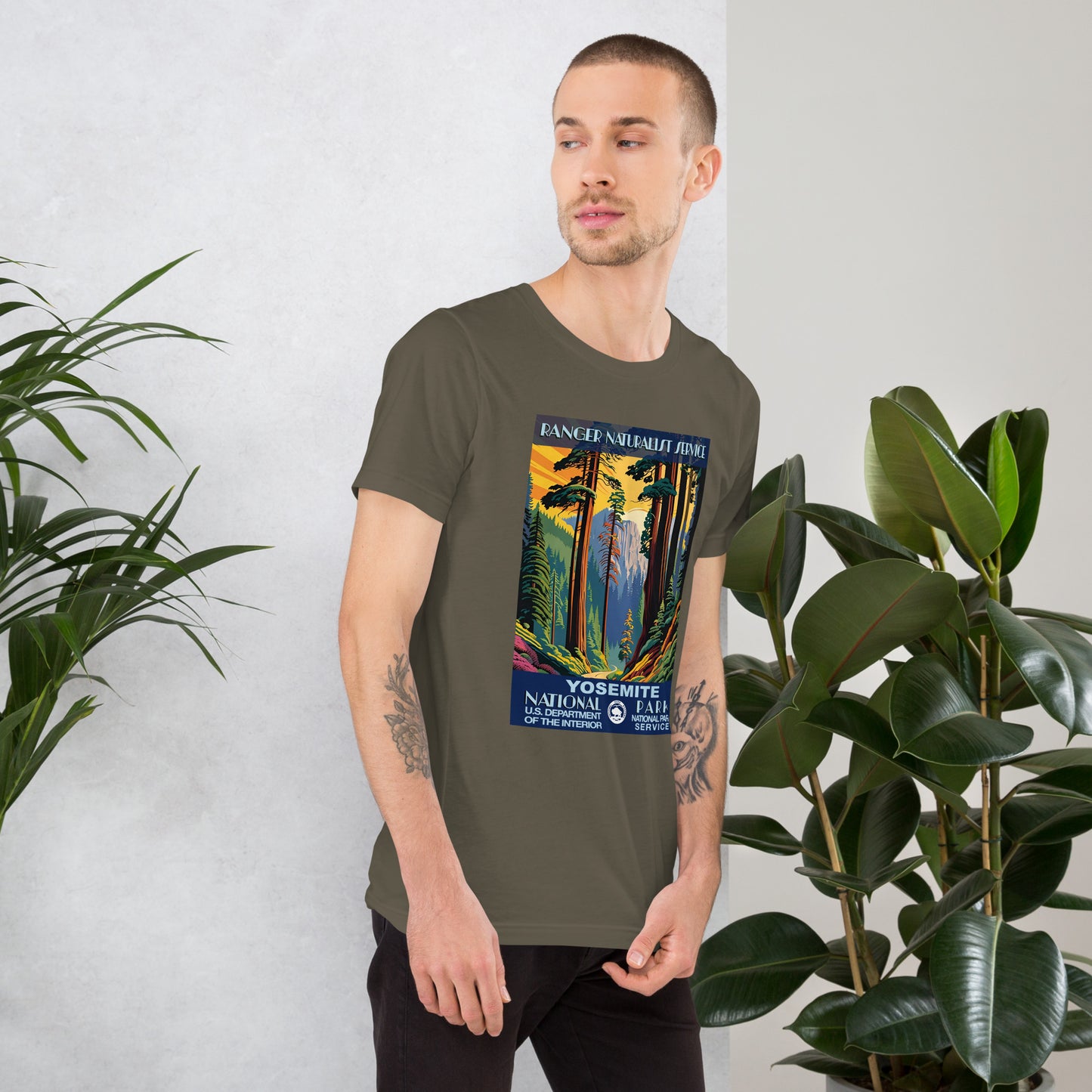 WPA National Park Collection - Yosemite National Park- t-shirt (unisex)