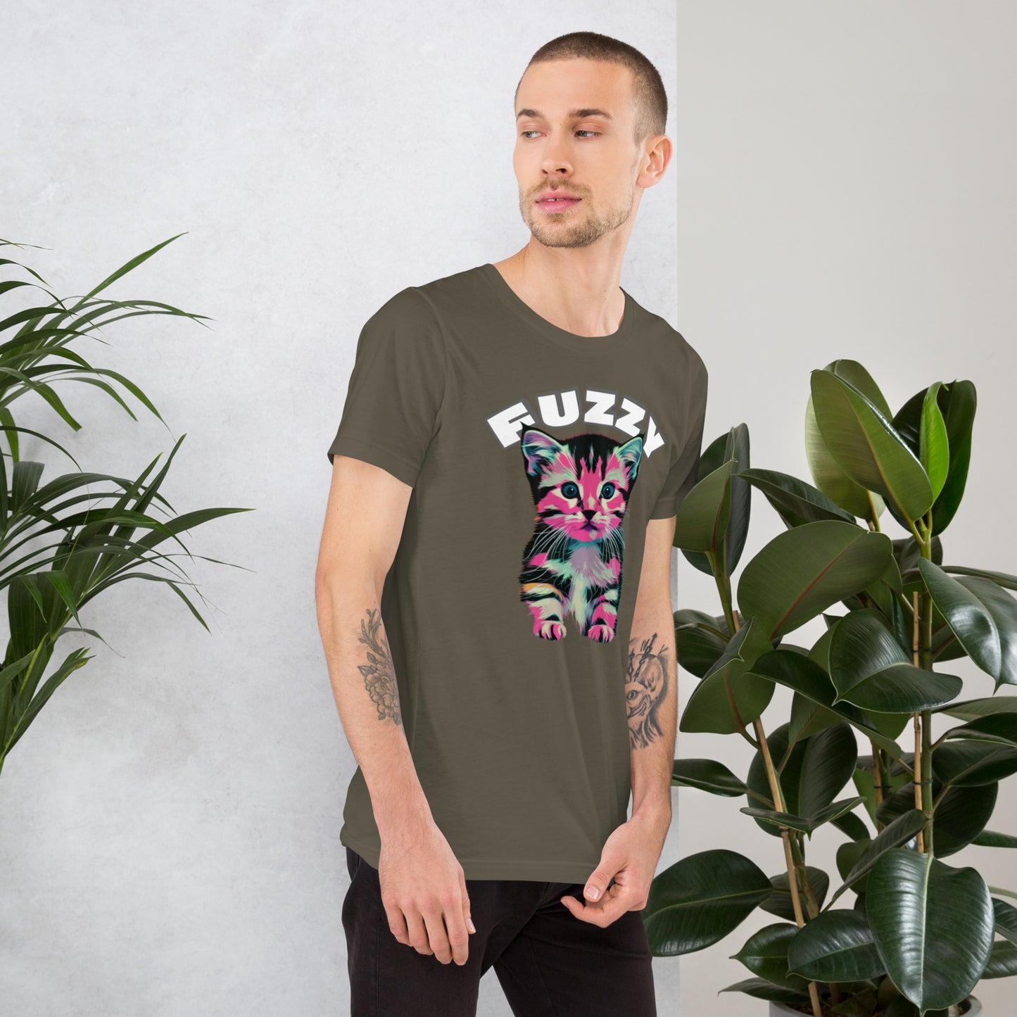 Fuzzy Kitty - T-Shirt (unisex)