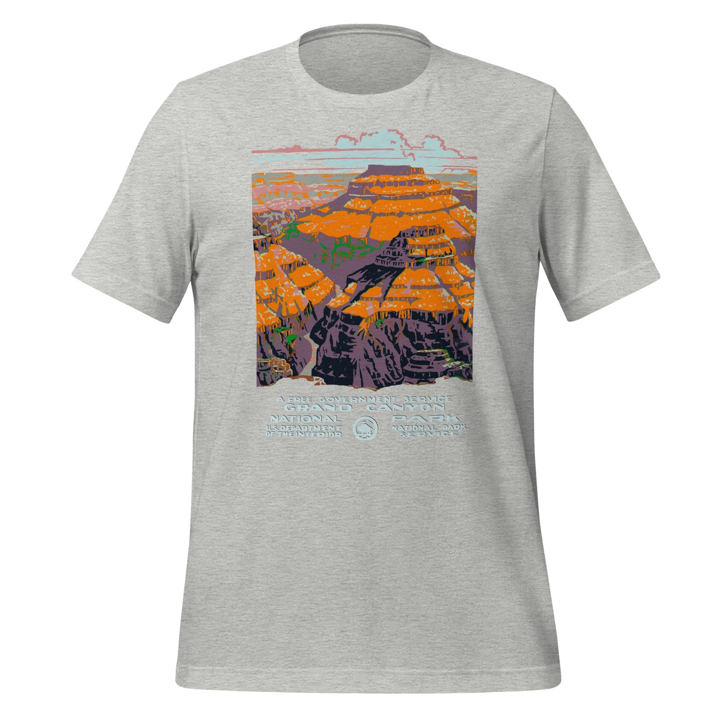 WPA National Park Collection - Grand Canyon National Park - Short sleeve t-shirt (unisex)