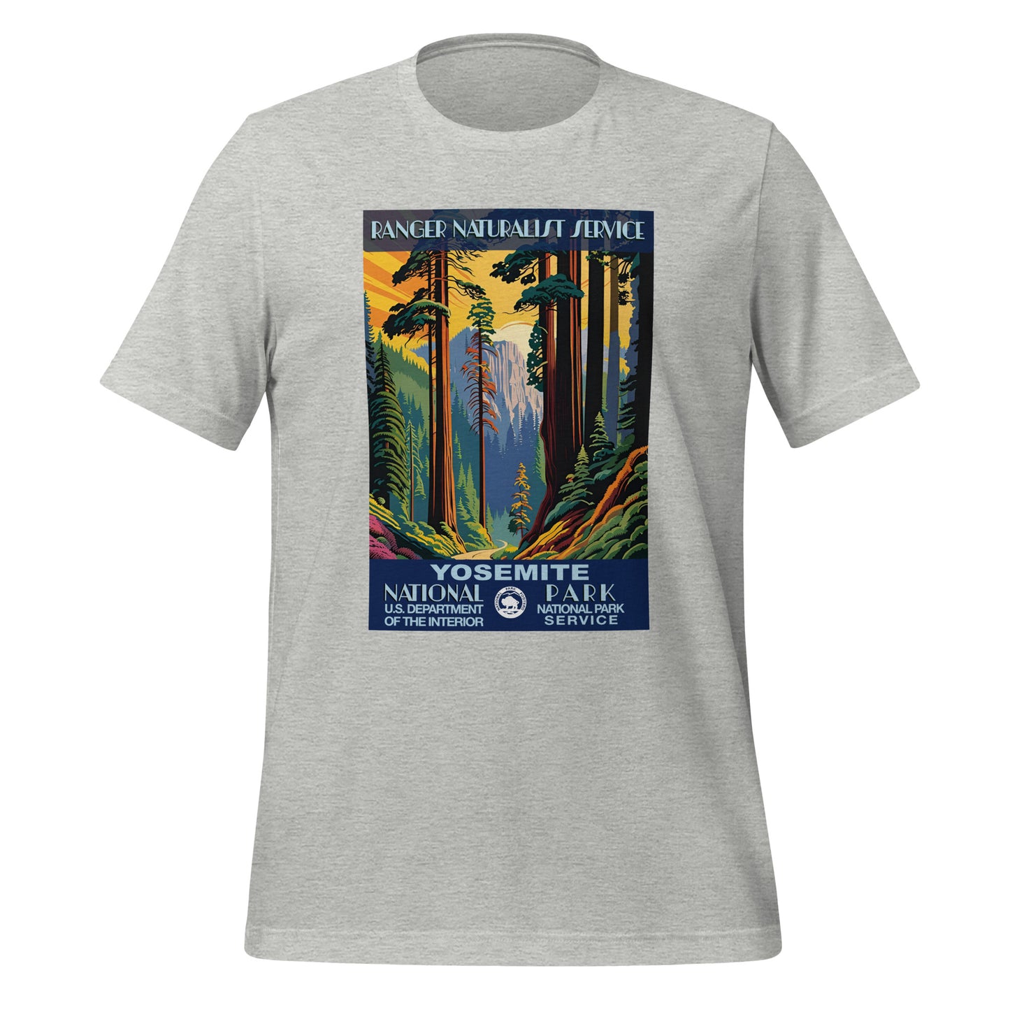 WPA National Park Collection - Yosemite National Park- t-shirt (unisex)