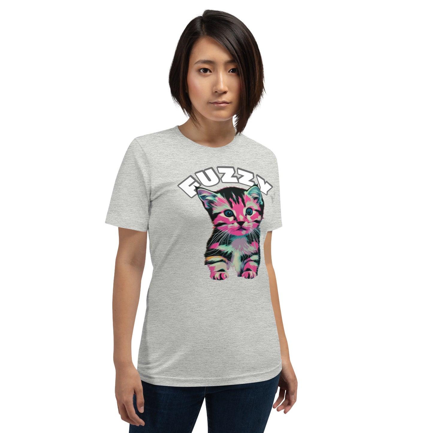 Fuzzy Kitty - T-Shirt (unisex)