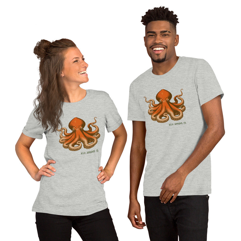 Awesome Orange Octopus No. 8 - t-shirt (unisex)