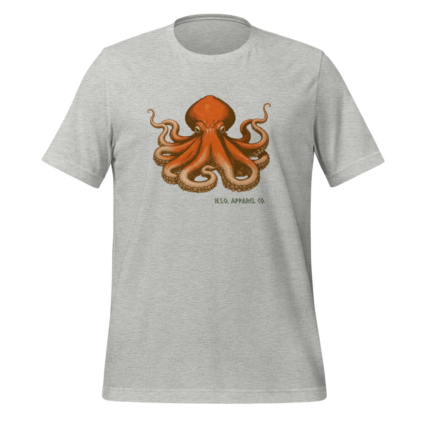 Awesome Orange Octopus No. 8 - t-shirt (unisex)