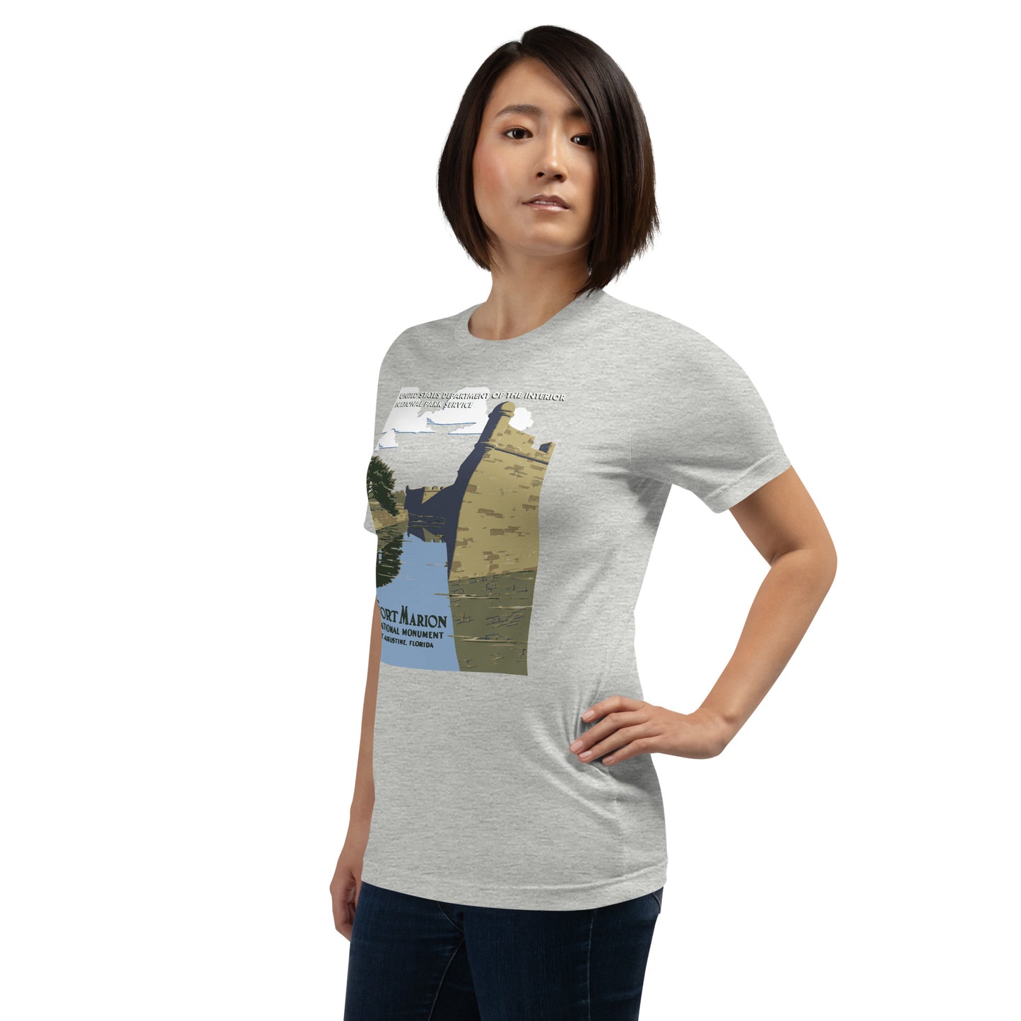 WPA National Park Collection - Fort Marion National Monument (Castillo de San Marcos) - unisex t-shirt