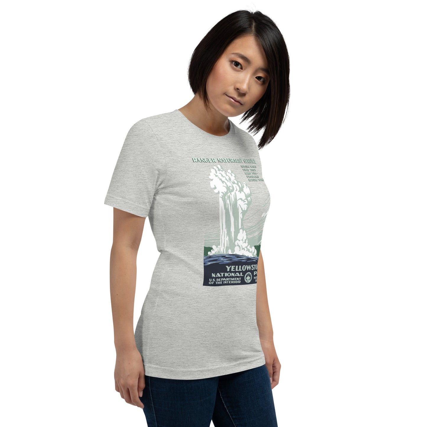 WPA National Park Collection - Yellowstone National Park - Short sleeve t-shirt (unisex)