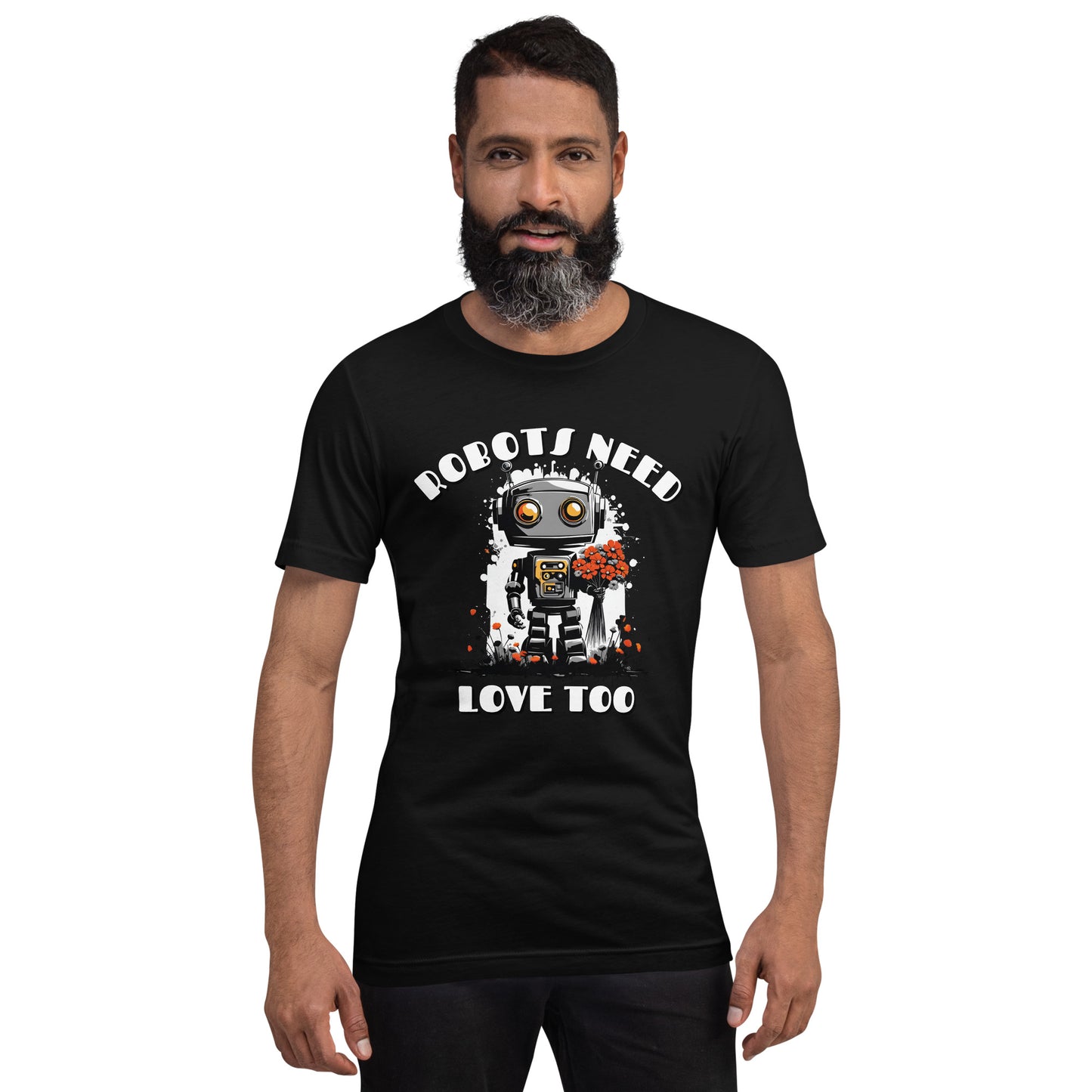 Robots Need Love Too No. 2 - Bella Canvas T-Shirt (Unisex)