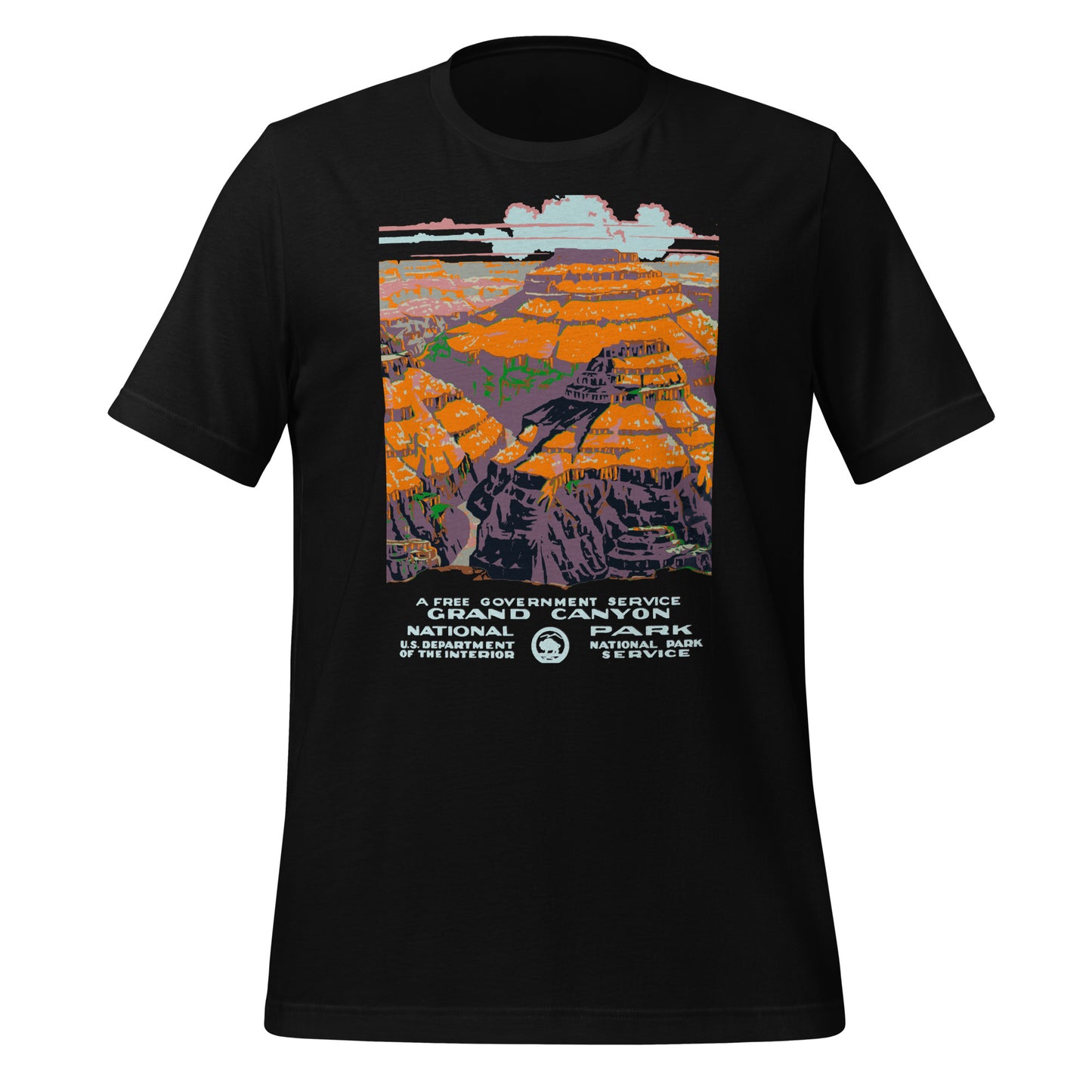 WPA National Park Collection - Grand Canyon National Park - Short sleeve t-shirt (unisex)