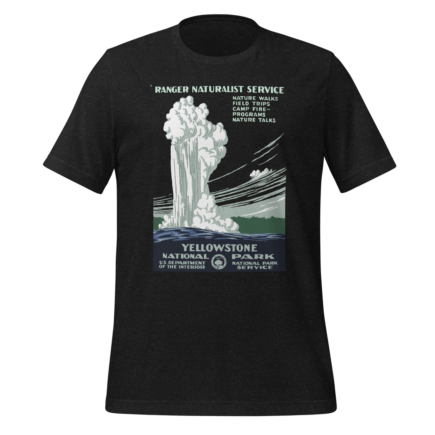 WPA National Park Collection - Yellowstone National Park - Short sleeve t-shirt (unisex)