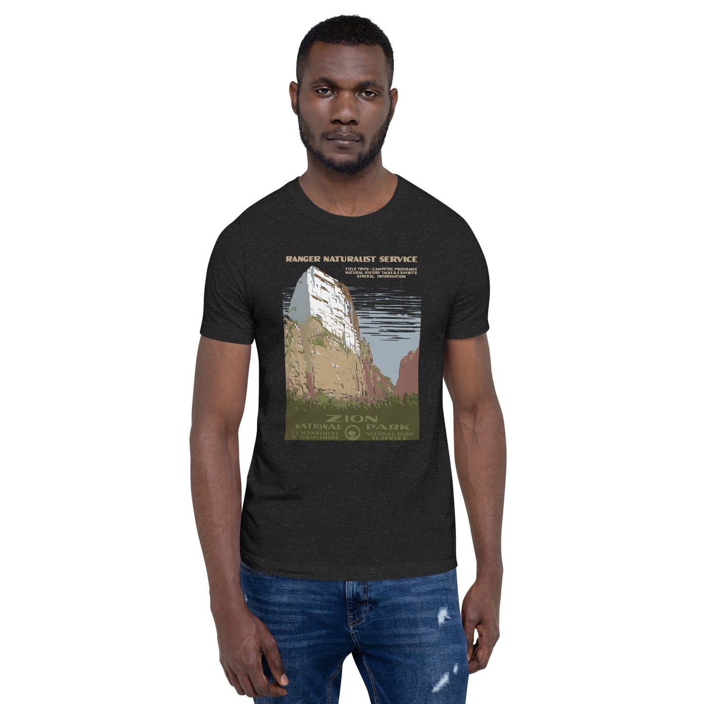 WPA National Park Collection - Zion National Park - Short sleeve t-shirt (unisex)