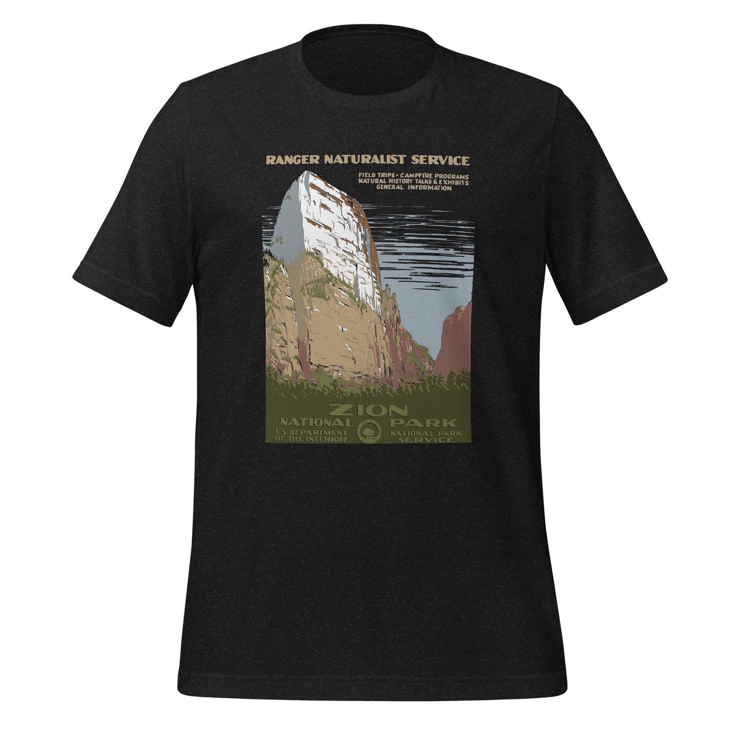 WPA National Park Collection - Zion National Park - Short sleeve t-shirt (unisex)