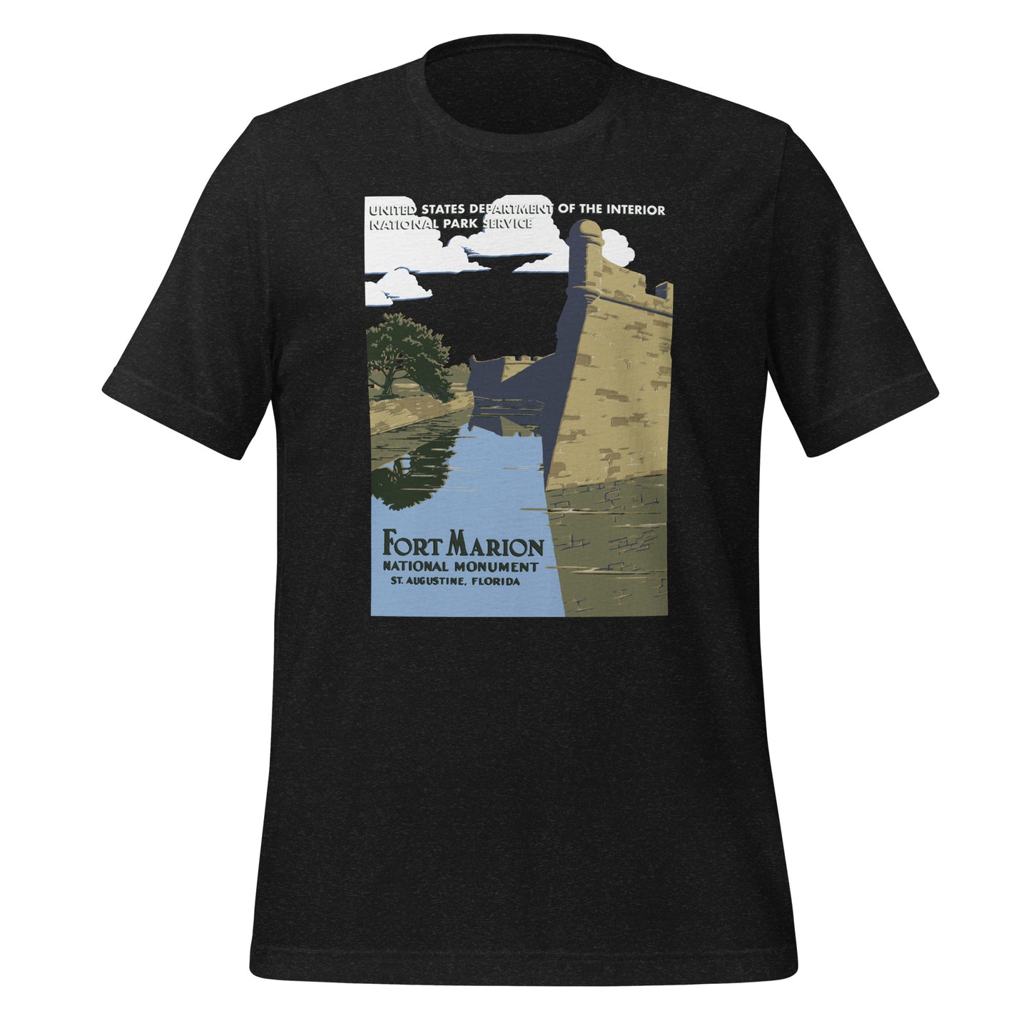 WPA National Park Collection - Fort Marion National Monument (Castillo de San Marcos) - unisex t-shirt