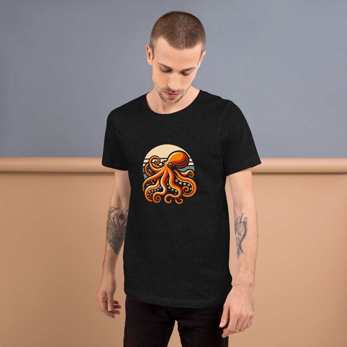 Awesome Orange Octopus No. 2 - t-shirt (unisex)